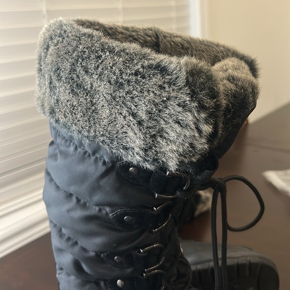 Aquatherm Canuck Winter Tall Boots Waterproof Faux Fur Anti-Slip Women’s Size 8 - Picture 4 of 13